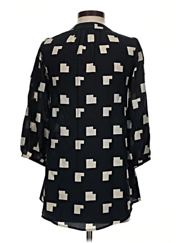 Annie Griffin 3/4 Sleeve Silk Top (view 2)