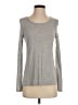 FRAME 100% Viscose Gray Long Sleeve Top Size S - photo 1