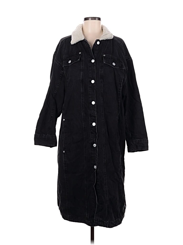 Pre-owned Pilcro Coat In Black
