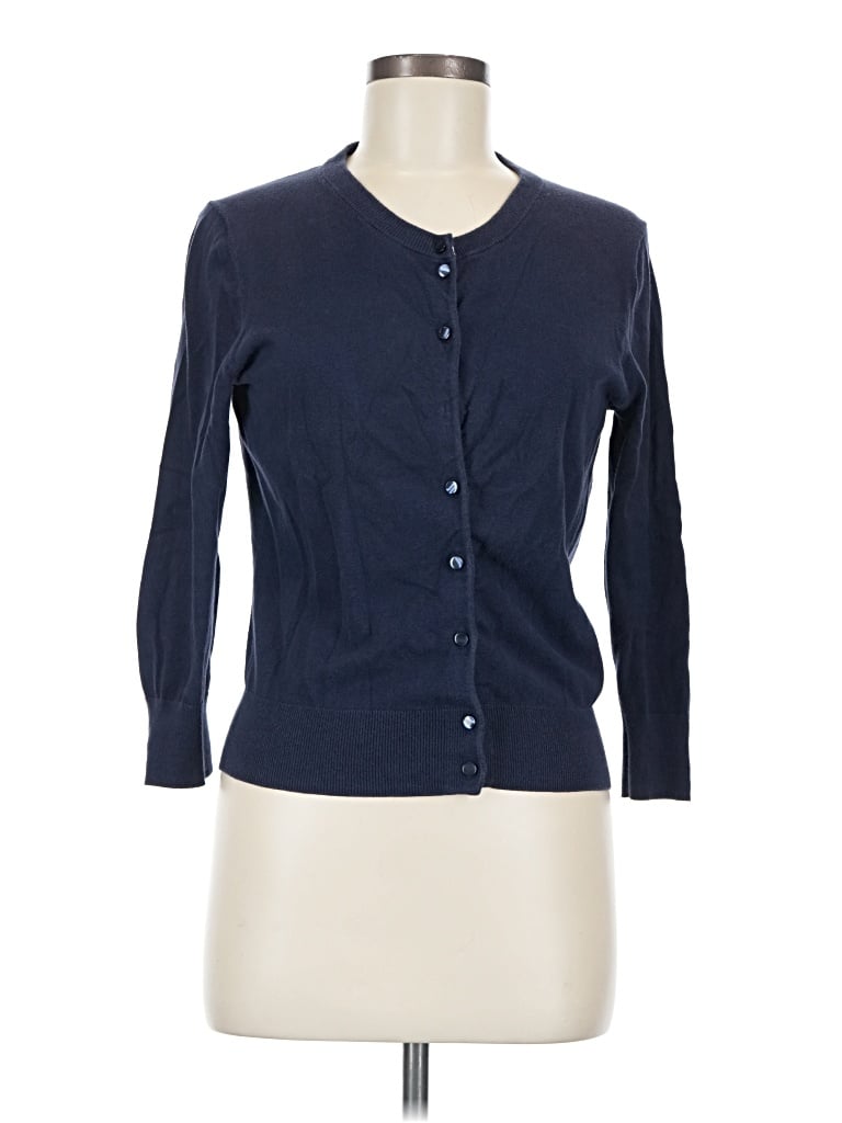 Pre-owned Crown & Ivy Cardigan Sweater In Blue