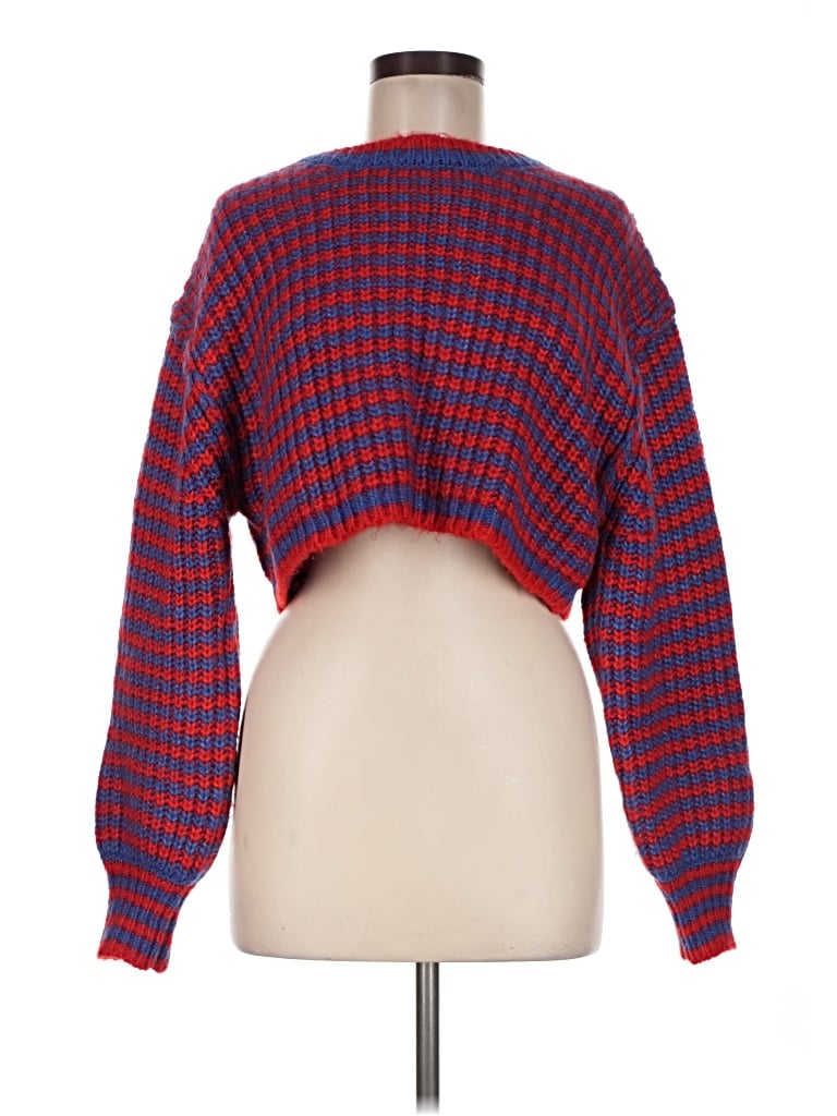 Pre-owned Zara Pullover Sweater In Red