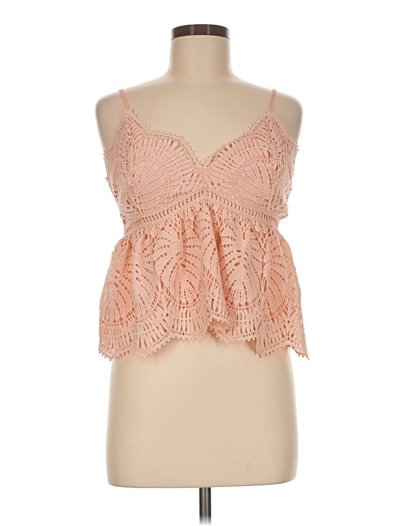 Willow & Root Sleeveless Blouse In Orange
