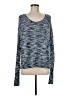 Silence and Noise Marled Blue Pullover Sweater Size M - photo 1