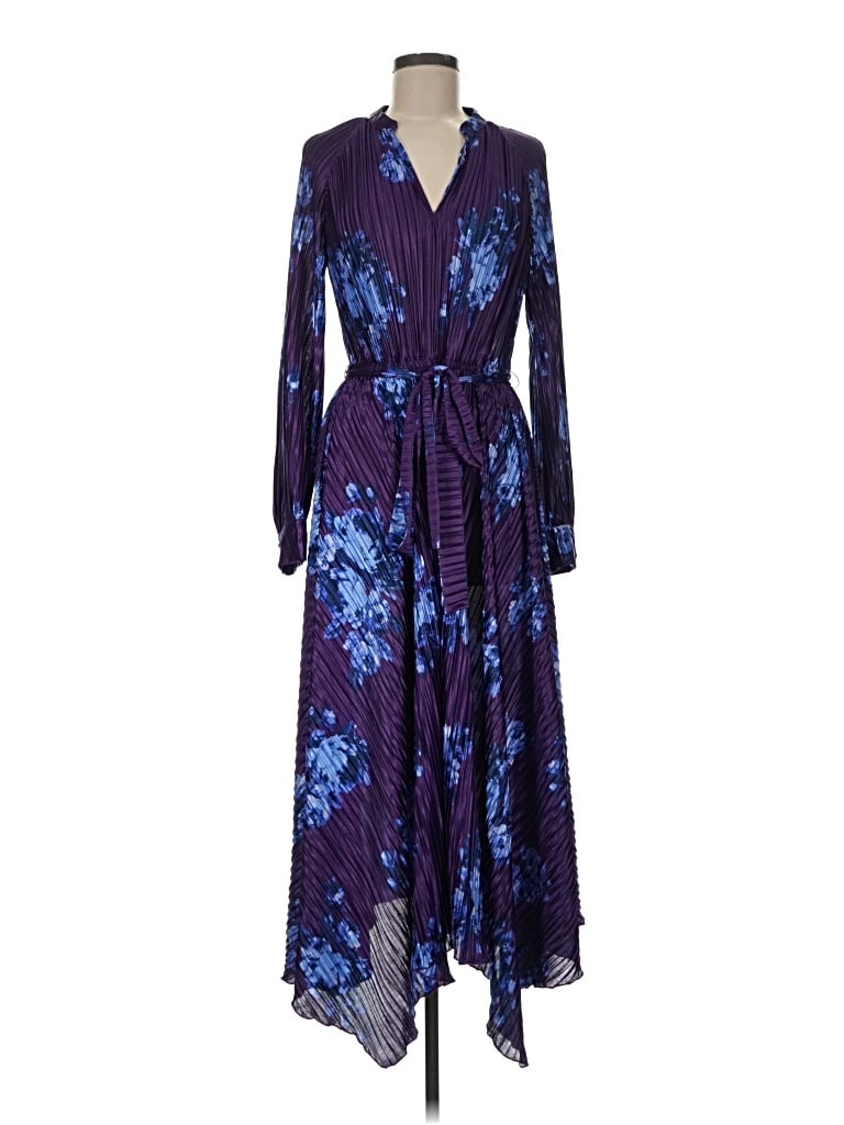 Pre-owned Scoop Casual Dress In Purple