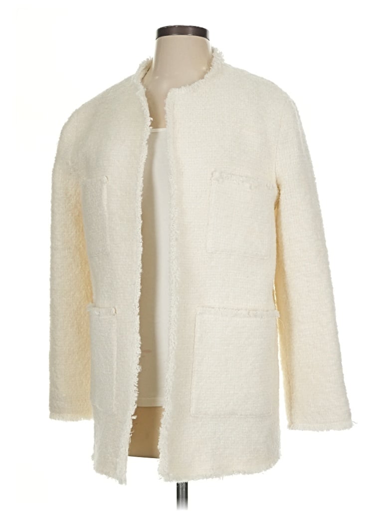 Pre-owned Mng Coat In Ivory