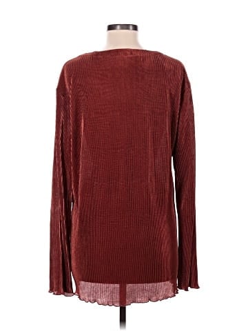New York & Company Long Sleeve Blouse (view 2)