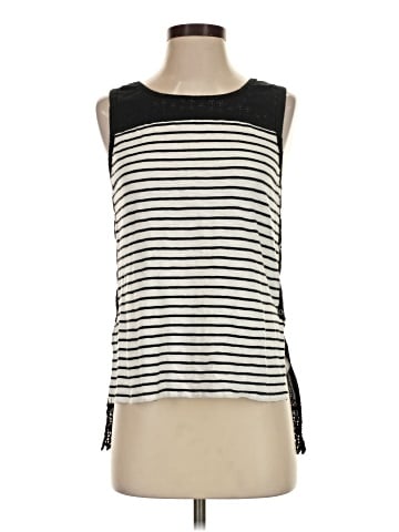 Little Yellow Button Sleeveless Top (view 1)