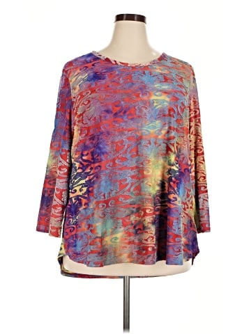Calessa 3/4 Sleeve Blouse (view 1)