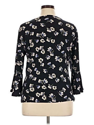 Carmen Carmen Marc Valvo 3/4 Sleeve Blouse (view 2)