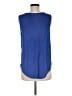 Green Envelope Blue Sleeveless Top Size M - photo 2