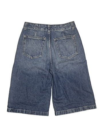 Madewell Denim Culottes in Greendale Wash (view 2)