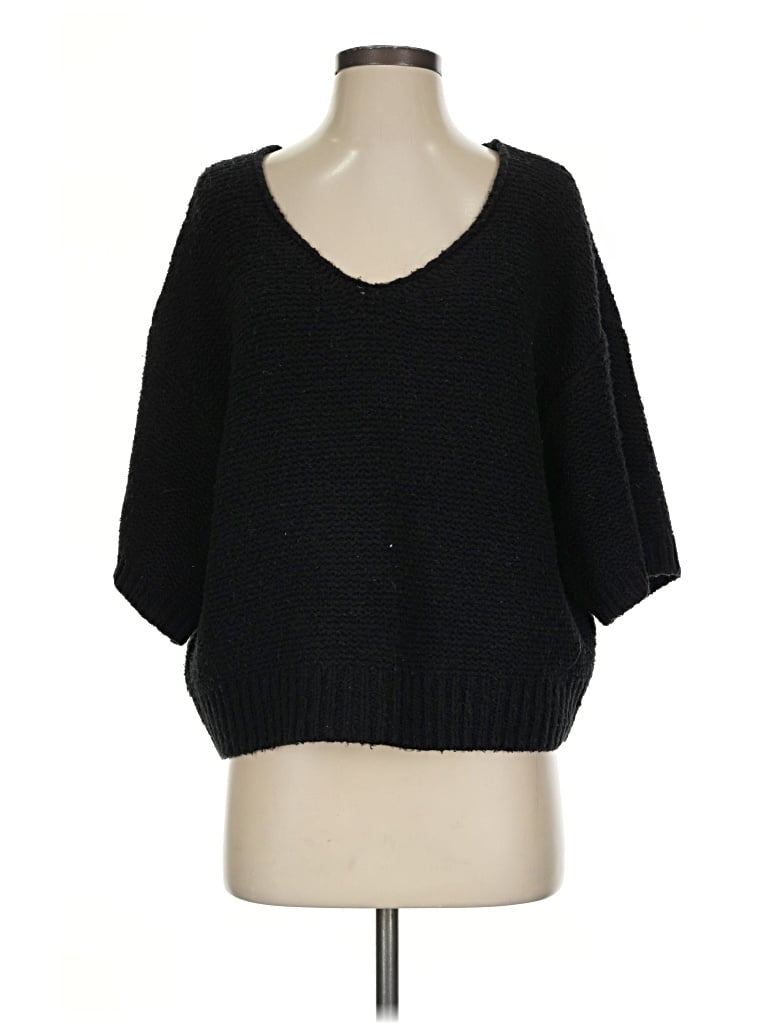 Pre-owned Carve Designs Pullover Sweater In Black