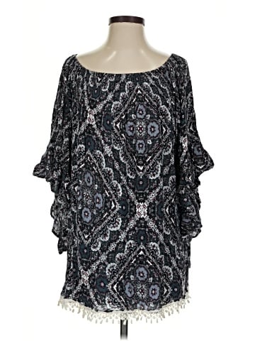 Umgee 3/4 Sleeve Blouse (view 1)