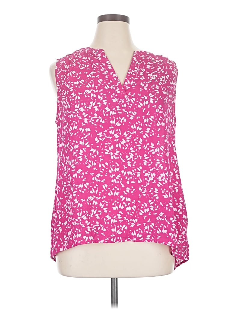 Pre-owned Chaus Sleeveless Blouse In Pink