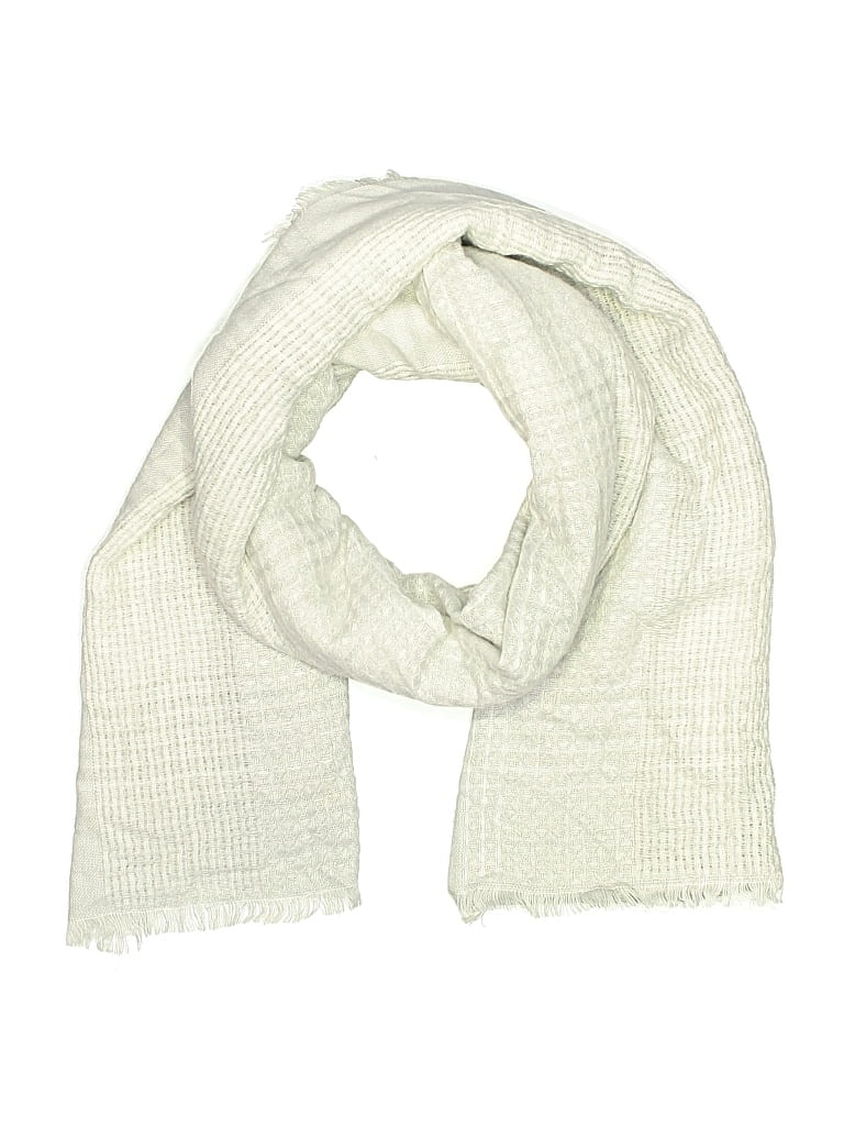 Pre-owned Lands' End Scarf In Ivory