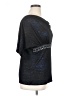 Fashion Bug Black Short Sleeve Top Size XL - photo 4