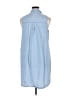 rue21 Blue Sleeveless Button-Down Shirt Size 1X - photo 2