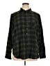 Torrid Plaid Green Long Sleeve Button-Down Shirt Size 1X Plus (1) - photo 1