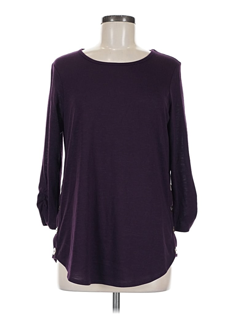 Pre-owned Fortune + Ivy Pullover Sweater In Purple