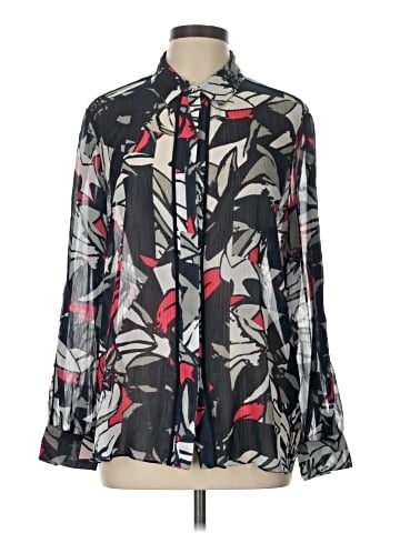 Ellen Tracy Long Sleeve Blouse (view 1)