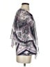 One World 100% Polyester Silver Short Sleeve Blouse Size XS - photo 4