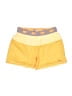 Nike 100% Polyester Color Block Yellow Athletic Shorts Size L - photo 1