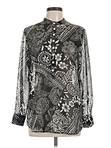 Travelsmith Long Sleeve Blouse (view 1)