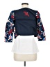 Glamorous Print White Blue Blazer Size 6 - photo 2