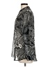 Travelsmith Paisley Silver Long Sleeve Blouse Size M - photo 5
