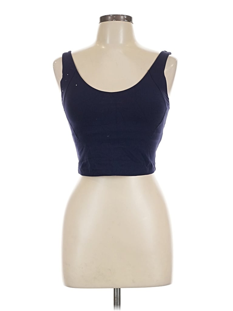 Pre-owned Calia Tank Top Blue Strapless Neckline Tops