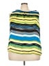 Kasper 100% Polyester Blue Sleeveless Blouse Size 3X - photo 1