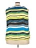 Kasper 100% Polyester Blue Sleeveless Blouse Size 3X - photo 2