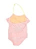 Crewcuts Checkered-gingham Pink One Piece Swimsuit Size 4 - 5 - photo 2