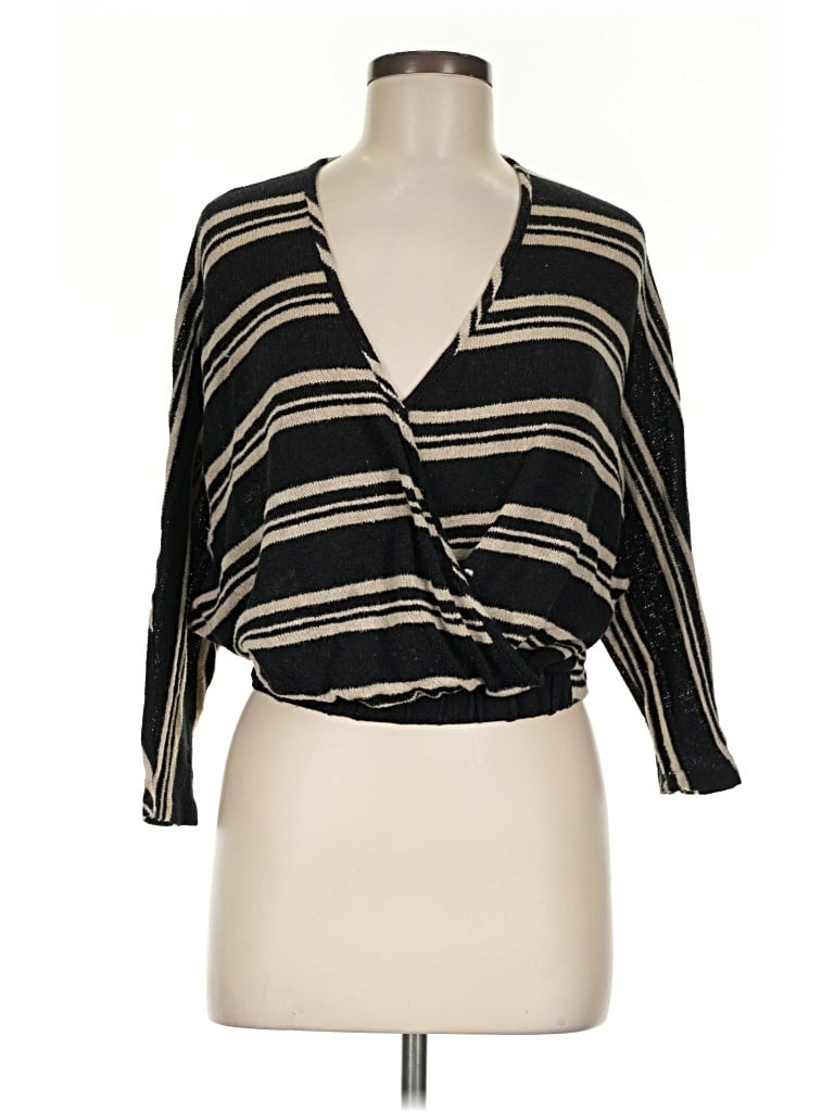 Pre-owned Sadie & Sage Pullover Sweater In Black