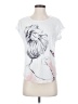 Shein Graphic White Short Sleeve Top Size S - photo 1