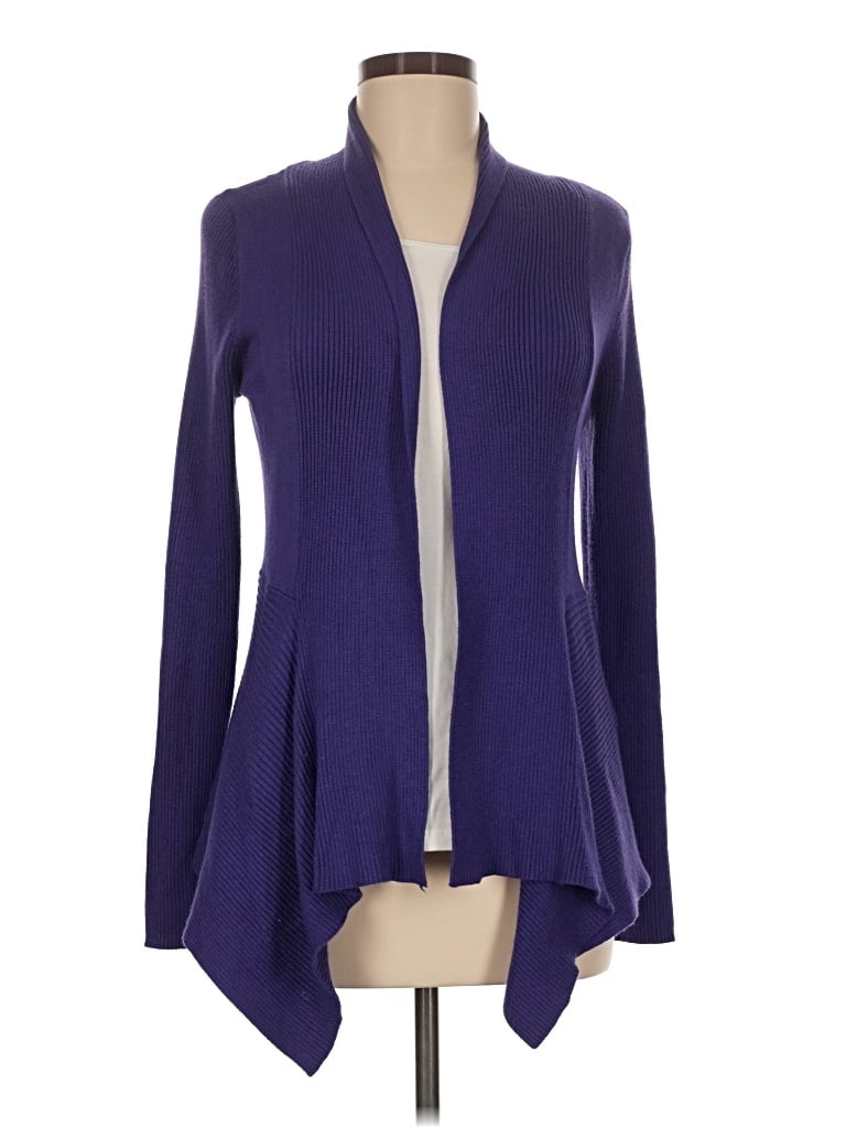 Pre-owned Verve Ami Cardigan Sweater In Purple