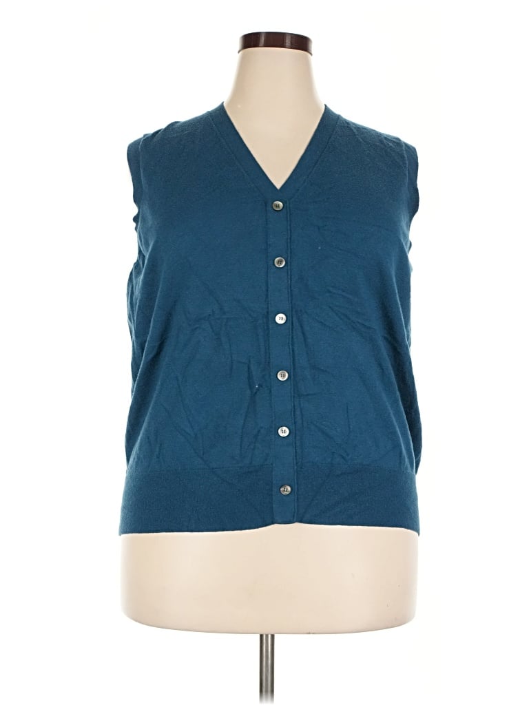 Pre-owned Universal Standard Sweater Vest In Blue
