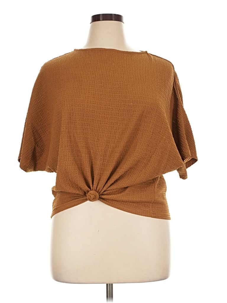 Pre-owned Cider Short Sleeve T-shirt In Brown