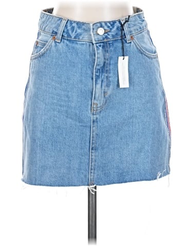 Topshop Denim Skirt (view 1)