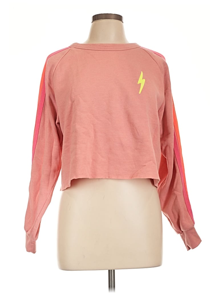 Pre-owned Aviator Nation Sweatshirt In Pink