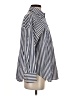 Zara Stripes Blue Long Sleeve Blouse Size XS - photo 4