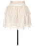 Francesca's 100% Polyester Ivory Formal Skirt Size XL - photo 2