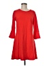 Alya Solid Red Casual Dress Size M - photo 1