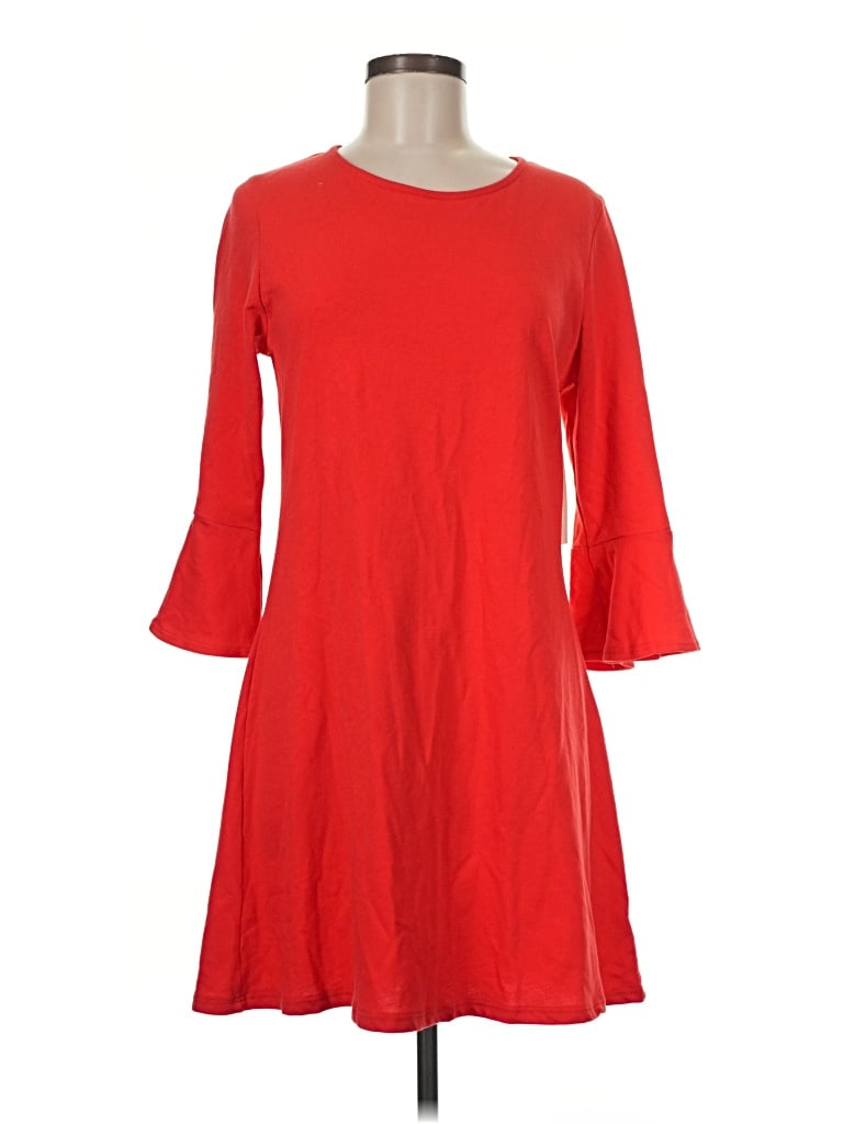 Pre-owned Alya Casual Dress In Red