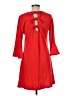 Alya Solid Red Casual Dress Size M - photo 2