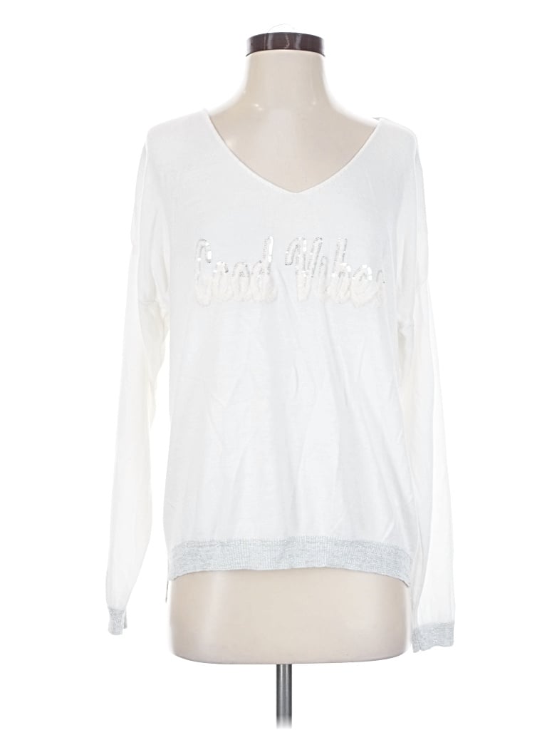 Pre-owned Venti6 Pullover Sweater In White