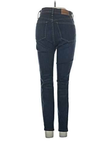 Madewell 9" Mid-Rise Skinny Jeans in Larkspur Wash: TENCEL&trade; Denim Edition (view 2)
