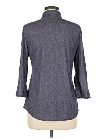 Eden & Olivia 3/4 Sleeve Button-Down Shirt (view 2)
