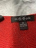 August Silk Red Pullover Sweater Size M - photo 7