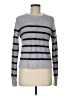Bailey 44 Stripes Silver Pullover Sweater Size M - photo 1